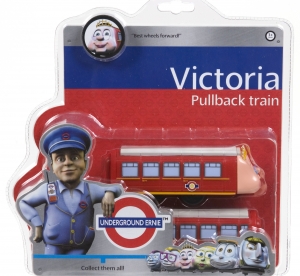 Underground Ernie Pull Back Victoria Train